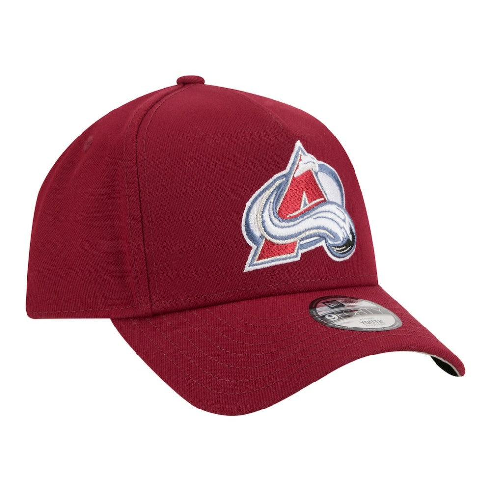 Colorado Avalanche New Era Youth 9FORTY A-Frame Adjustable Hat Outlet