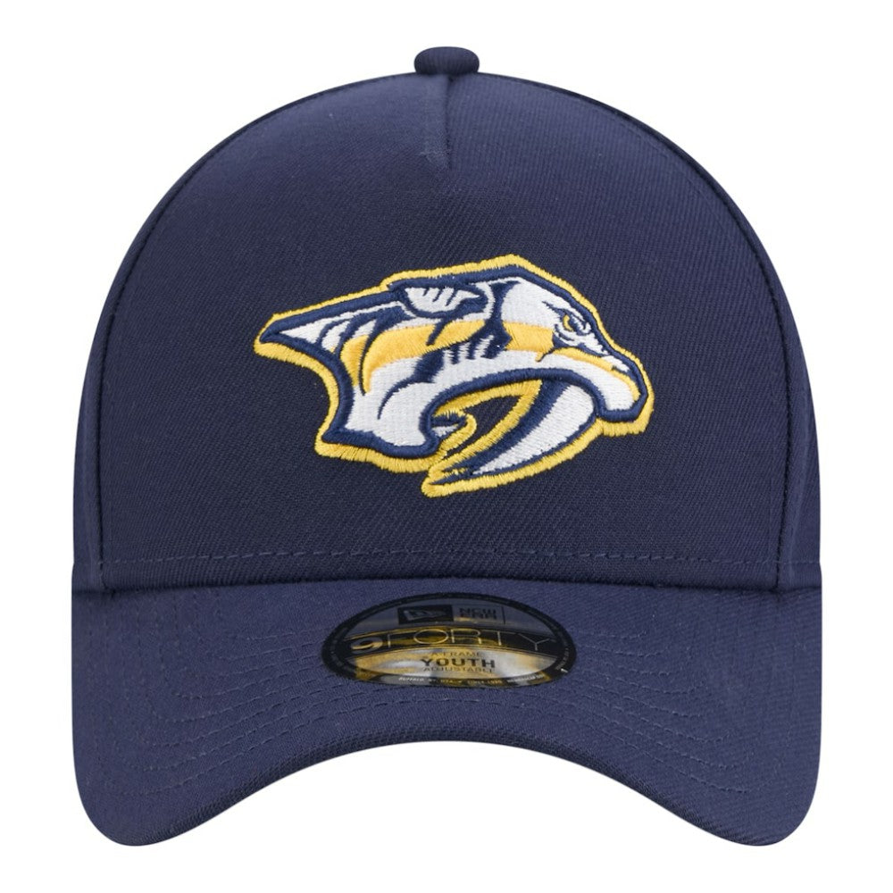 Nashville Predators New Era Youth 9FORTY A-Frame Adjustable Hat Outlet