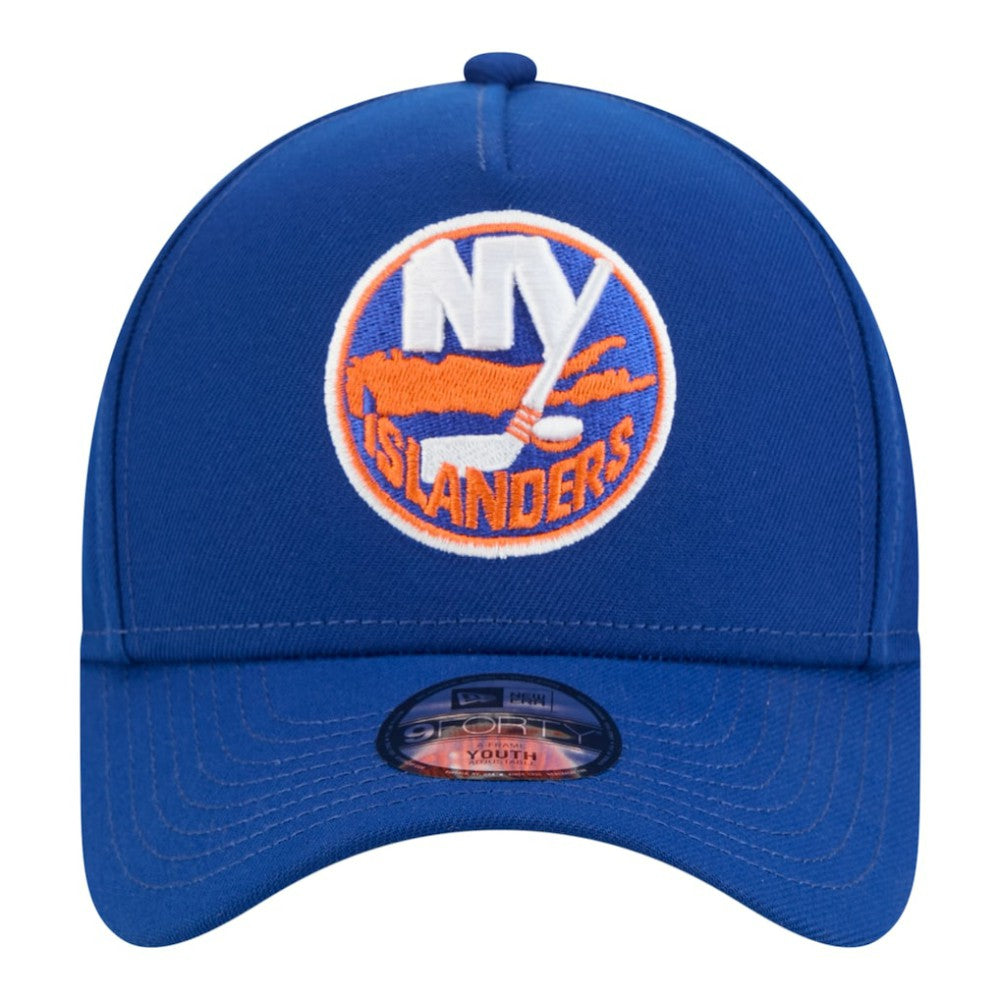 New York Islanders New Era Youth 9FORTY A-Frame Adjustable Hat On Sale