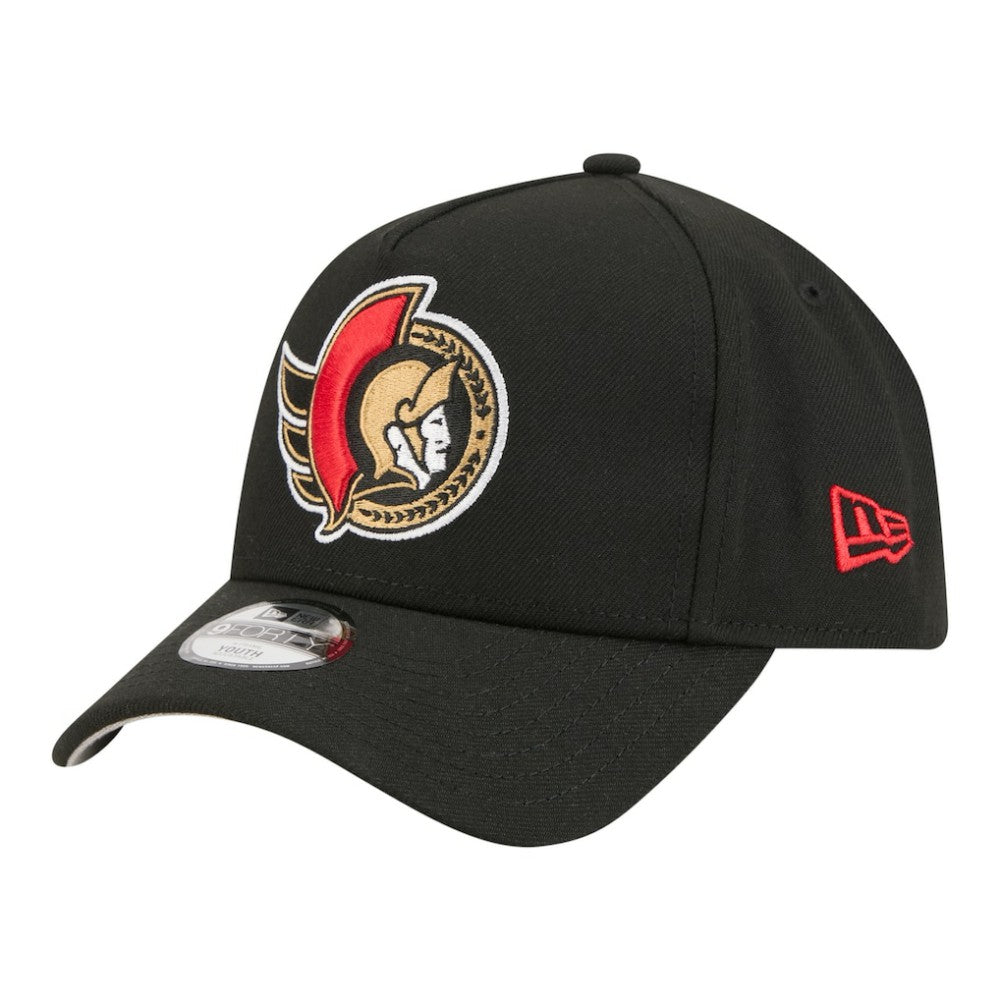 Ottawa Senators New Era Youth 9FORTY A-Frame Adjustable Hat Outlet