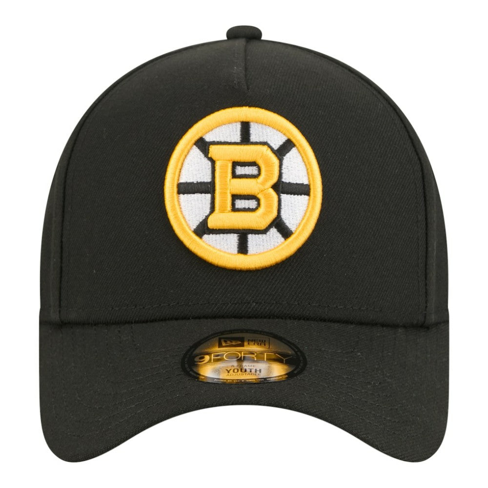 Boston Bruins New Era Youth 9FORTY A-Frame Adjustable Hat Online
