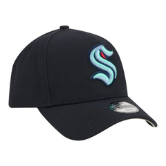 Seattle Kraken New Era Youth 9FORTY A-Frame Adjustable Hat For Sale