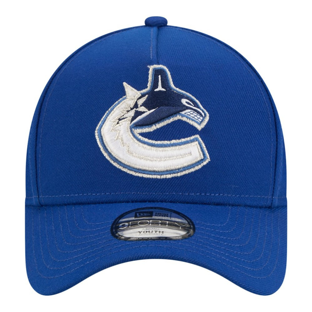 Vancouver Canucks New Era Youth 9FORTY A-Frame Adjustable Hat Discount