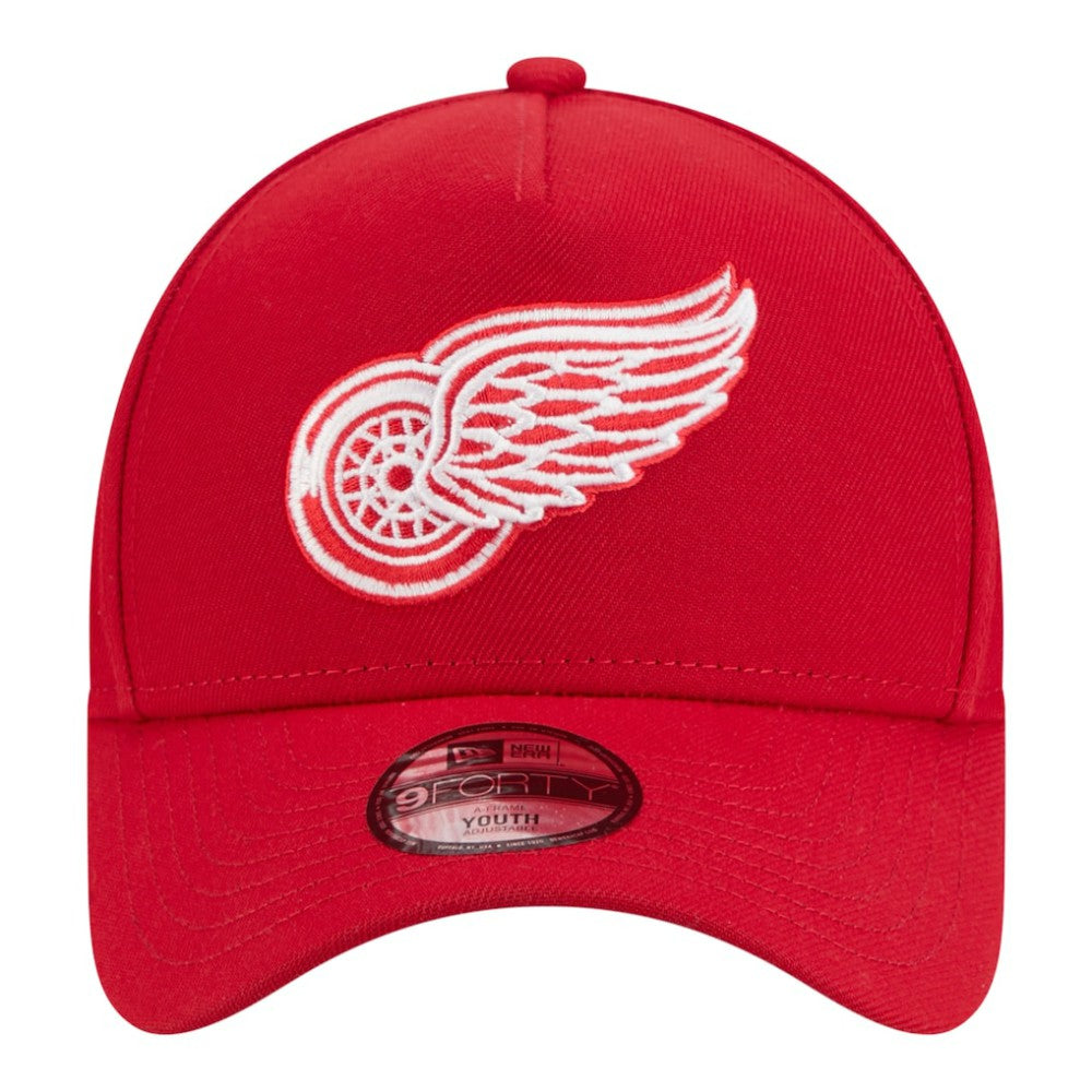 Detroit Red Wings New Era Youth 9FORTY A-Frame Adjustable Hat Online