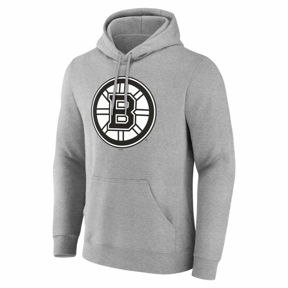 Boston Bruins Big & Tall Personalized Name & Number Monochrome Pullover Hoodie On Sale