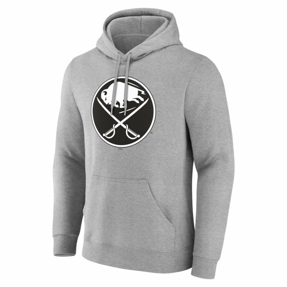 Buffalo Sabres Big & Tall Personalized Name & Number Monochrome Pullover Hoodie For Sale