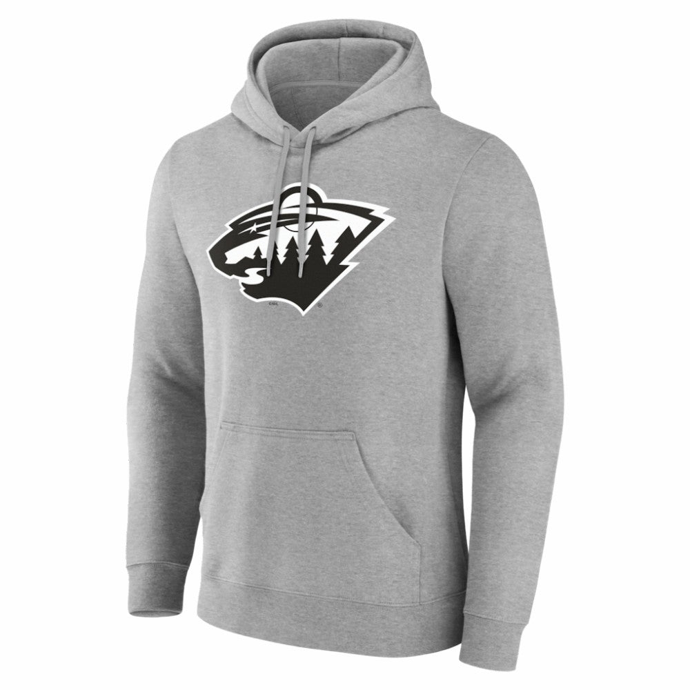 Minnesota Wild Big & Tall Personalized Name & Number Monochrome Pullover Hoodie Online