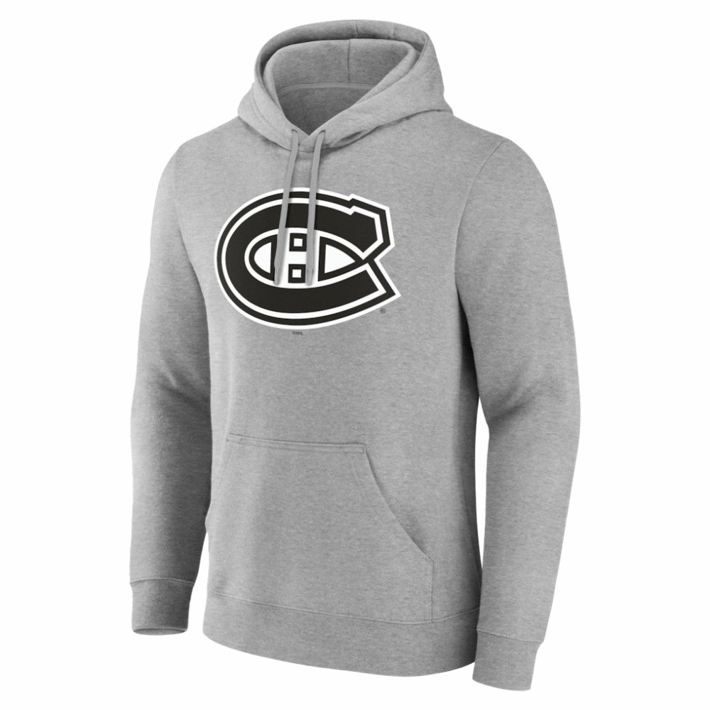 Montreal Canadiens Big & Tall Personalized Name & Number Monochrome Pullover Hoodie Outlet