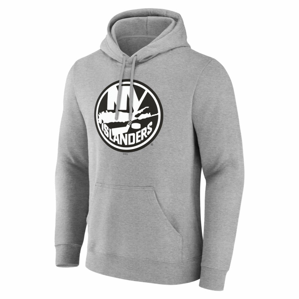 New York Islanders Big & Tall Personalized Name & Number Monochrome Pullover Hoodie For Sale