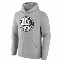 New York Islanders Big & Tall Personalized Name & Number Monochrome Pullover Hoodie For Sale