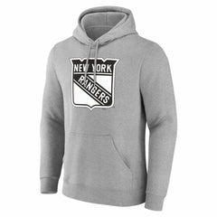 New York Rangers Big & Tall Personalized Name & Number Monochrome Pullover Hoodie On Sale