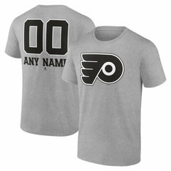 Philadelphia Flyers Big & Tall Personalized Name & Number Monochrome T-Shirt Discount