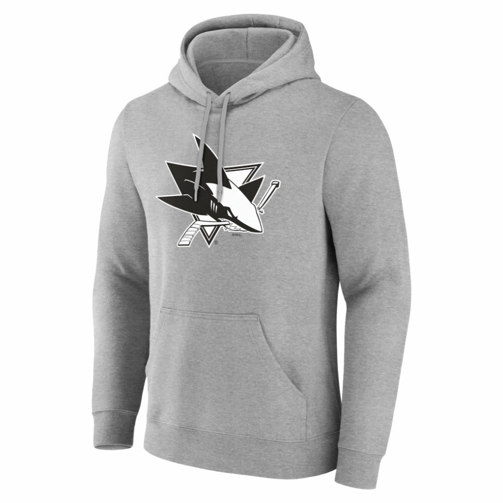 San Jose Sharks Big & Tall Personalized Name & Number Monochrome Pullover Hoodie Online