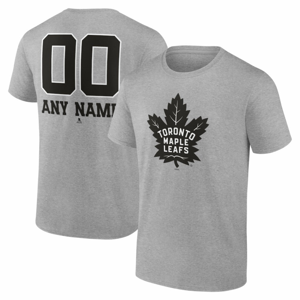 Toronto Maple Leafs Big & Tall Personalized Name & Number Monochrome T-Shirt Online