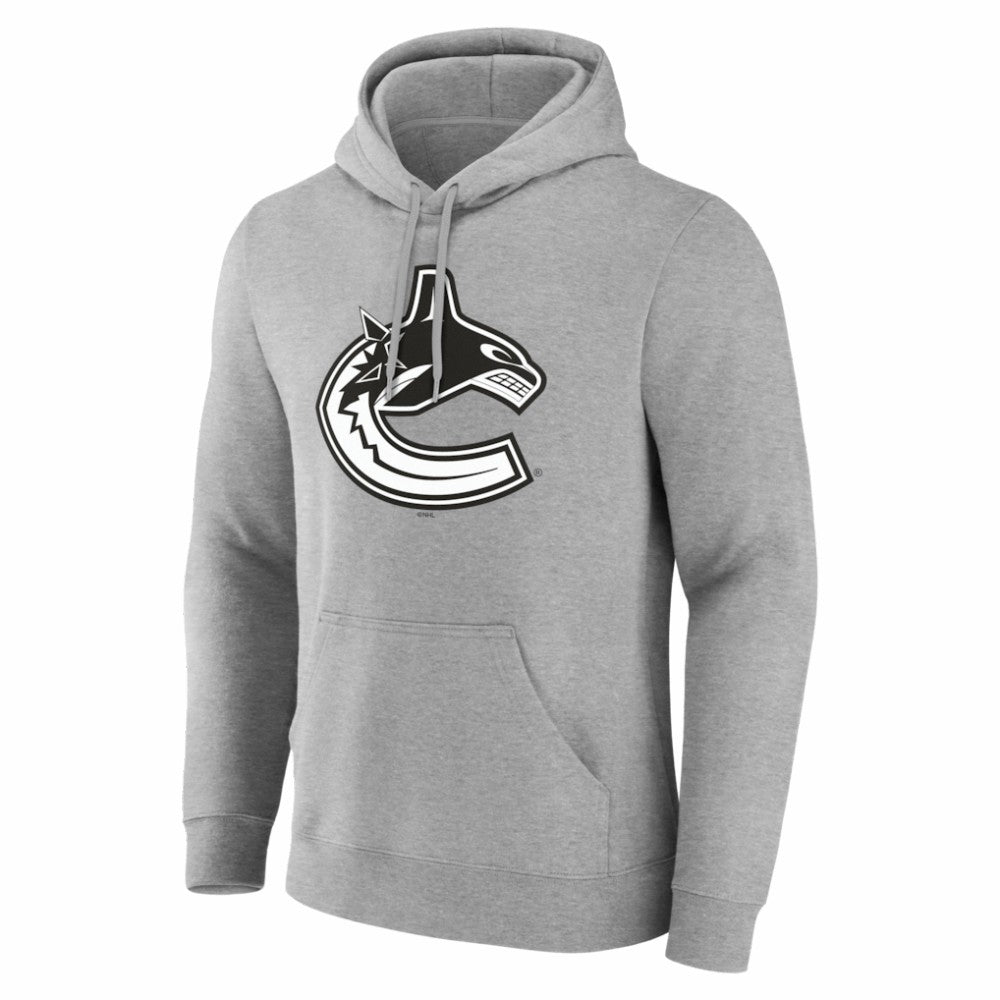 Vancouver Canucks Big & Tall Personalized Name & Number Monochrome Pullover Hoodie Outlet