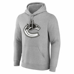 Vancouver Canucks Big & Tall Personalized Name & Number Monochrome Pullover Hoodie Outlet