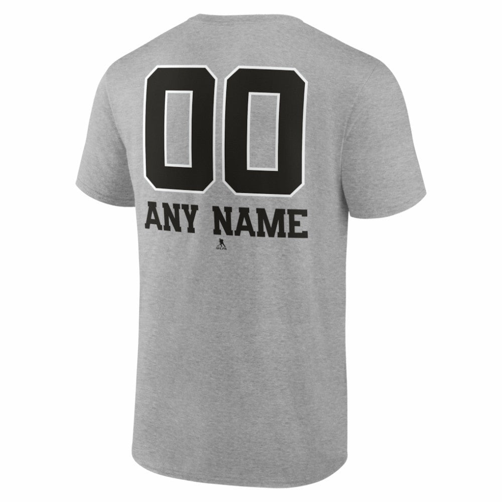 Vancouver Canucks Big & Tall Personalized Name & Number Monochrome T-Shirt Outlet