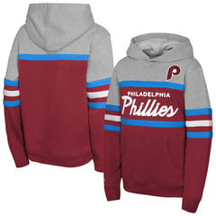 Philadelphia Phillies Mitchell & Ness Youth Cooperstown Head Coach Pullover Hoodie | MLB Near me