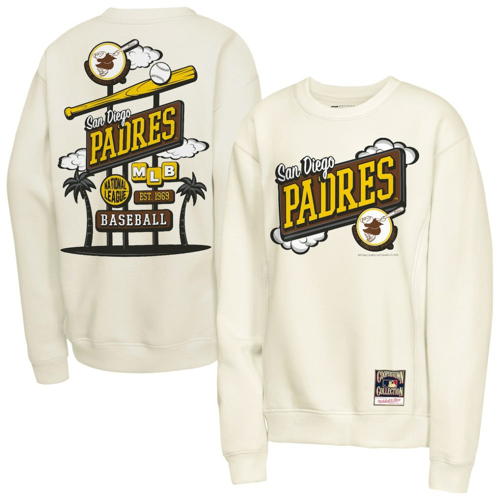 San Diego Padres Mitchell & Ness Youth Retro Billboard Sweatshirt | MLB Outlet