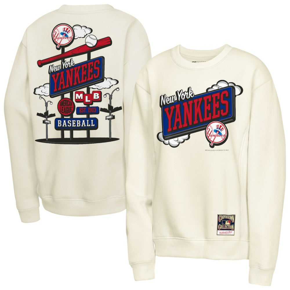 New York Yankees Mitchell & Ness Youth Retro Billboard Sweatshirt | MLB For sale
