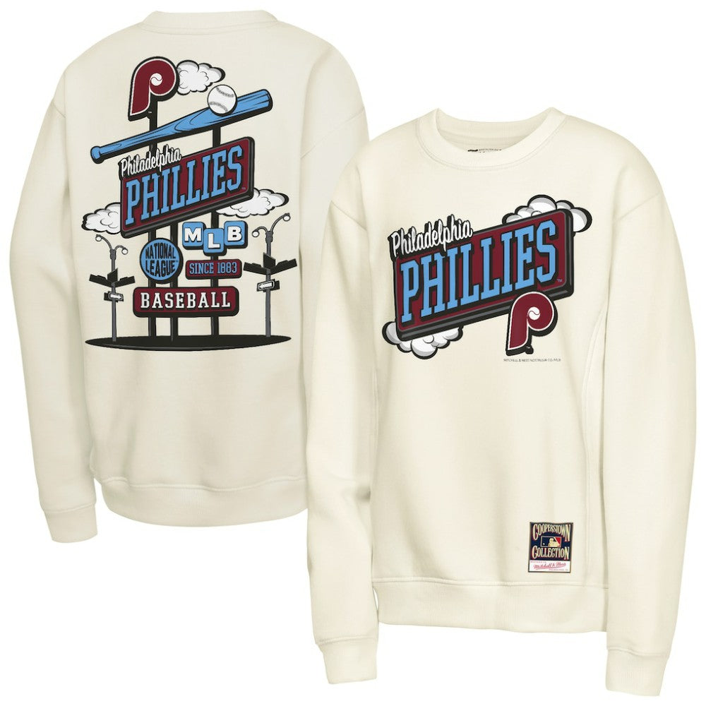 Philadelphia Phillies Mitchell & Ness Youth Retro Billboard Sweatshirt | MLB On Sale