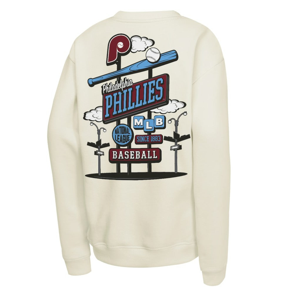 Philadelphia Phillies Mitchell & Ness Youth Retro Billboard Sweatshirt | MLB On Sale