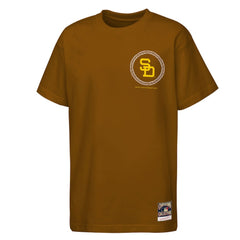 San Diego Padres Mitchell & Ness Youth Cooperstown Rodeo Rope T-Shirt | MLB Shop