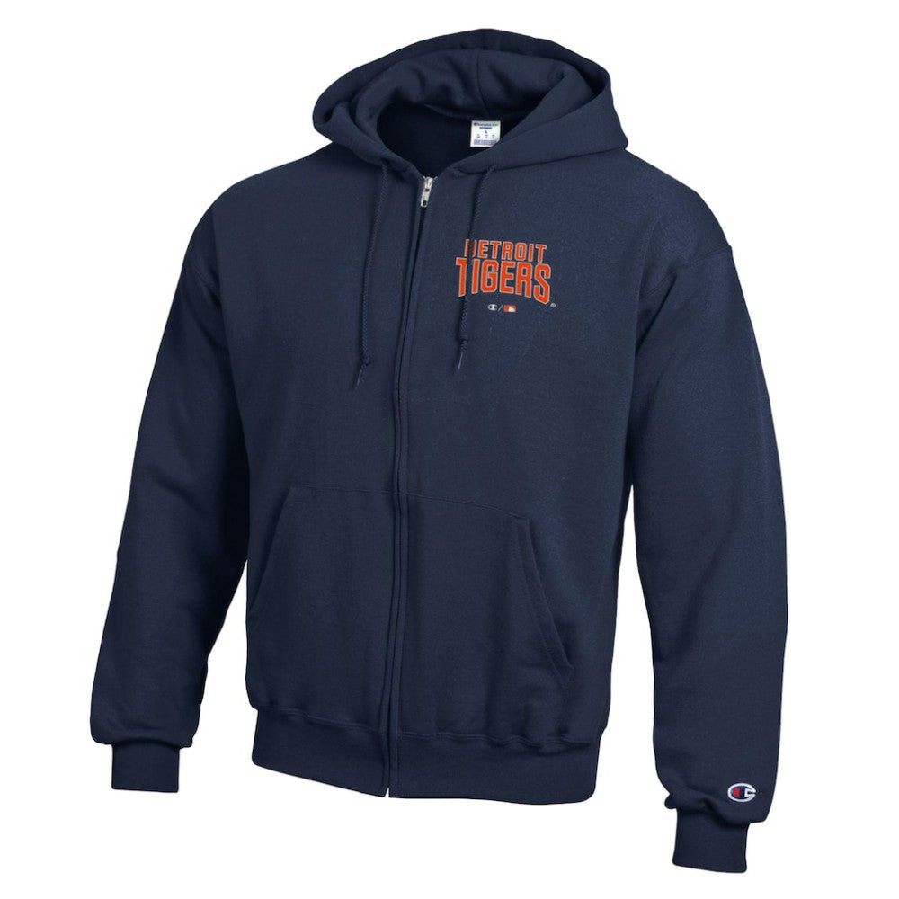 Detroit Tigers Champion Eco Powerblend Full-Zip Hoodie | MLB Online
