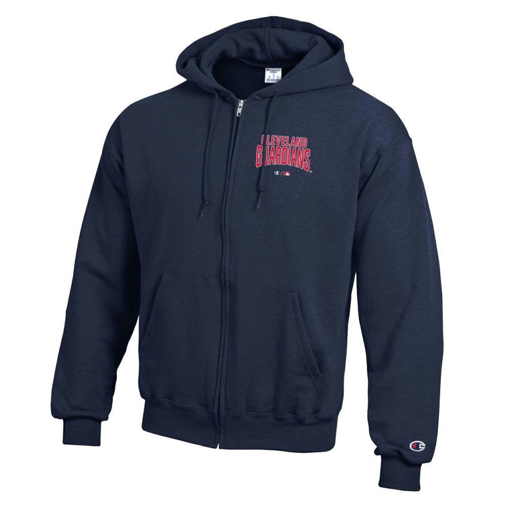 Cleveland Guardians Champion Eco Powerblend Full-Zip Hoodie | MLB For sale