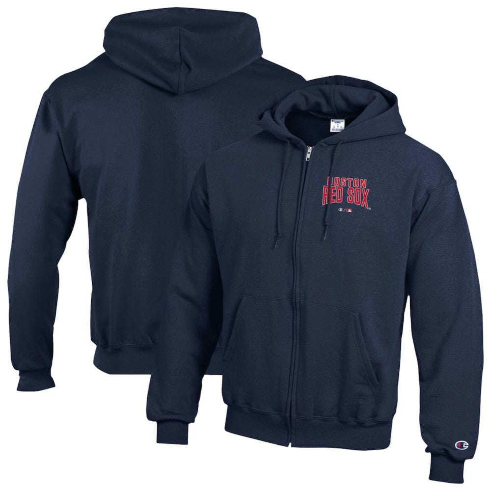 Boston Red Sox Champion Eco Powerblend Full-Zip Hoodie | MLB Discount