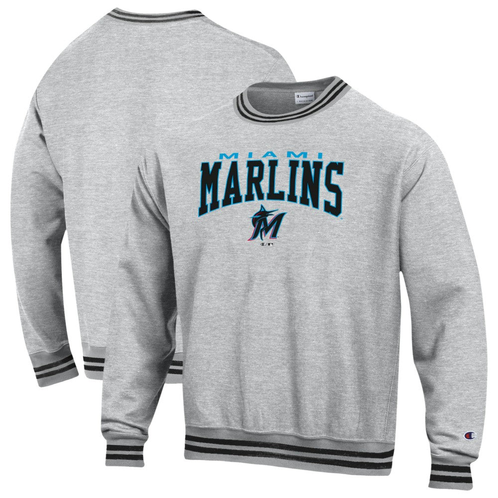 Miami Marlins Champion Reverse Weave Sweatshirt | MLB On Sale