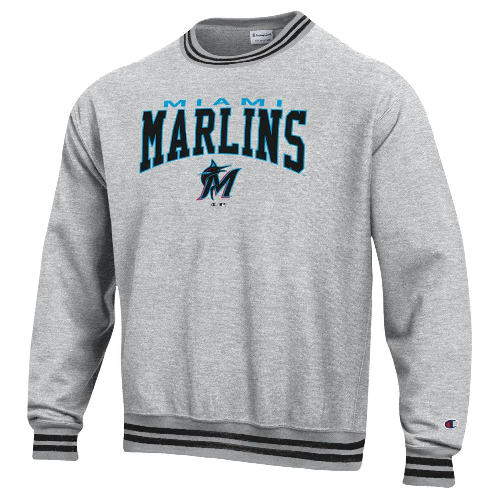 Miami Marlins Champion Reverse Weave Sweatshirt | MLB On Sale