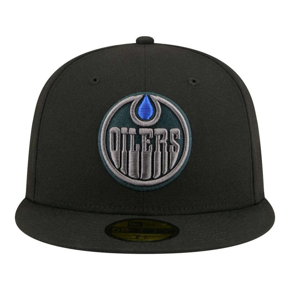 Edmonton Oilers New Era Color Pop 59FIFTY Fitted Hat For Sale