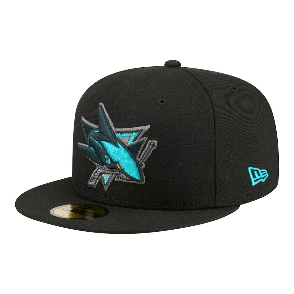 San Jose Sharks New Era Color Pop 59FIFTY Fitted Hat Sale