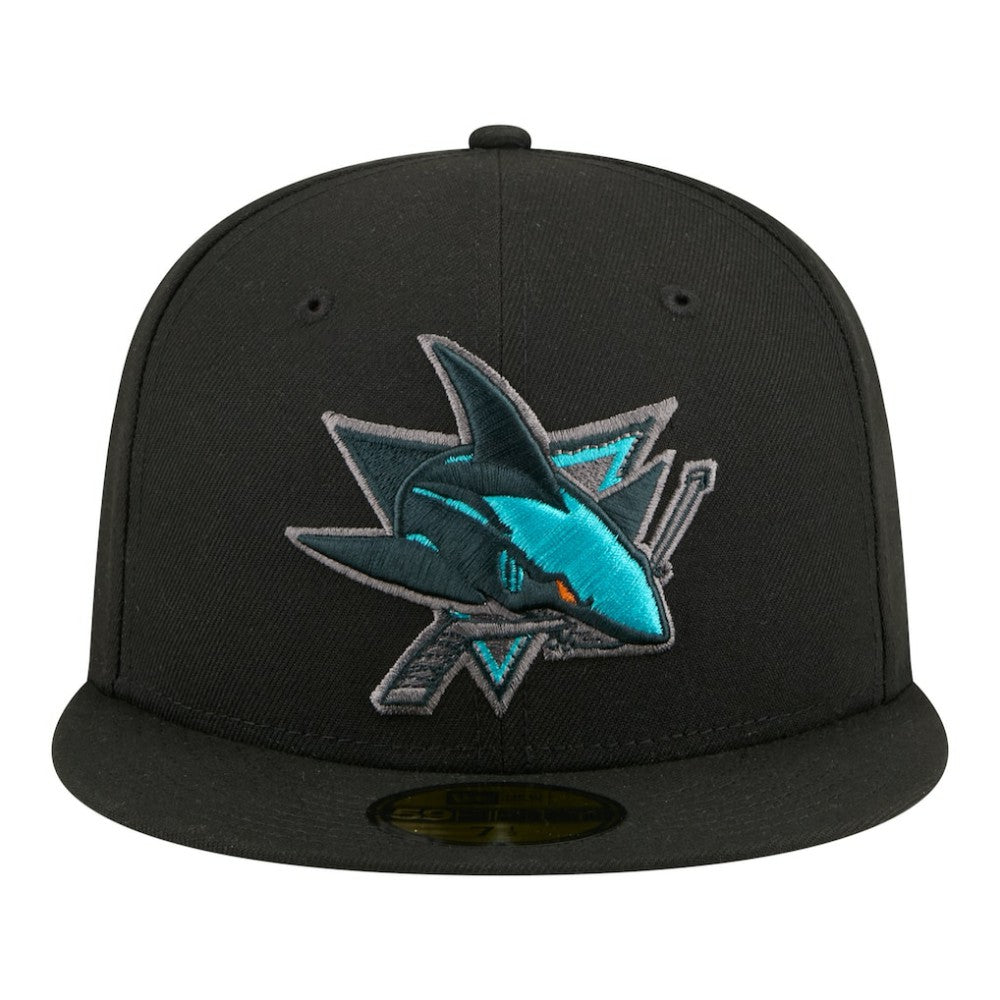 San Jose Sharks New Era Color Pop 59FIFTY Fitted Hat Sale