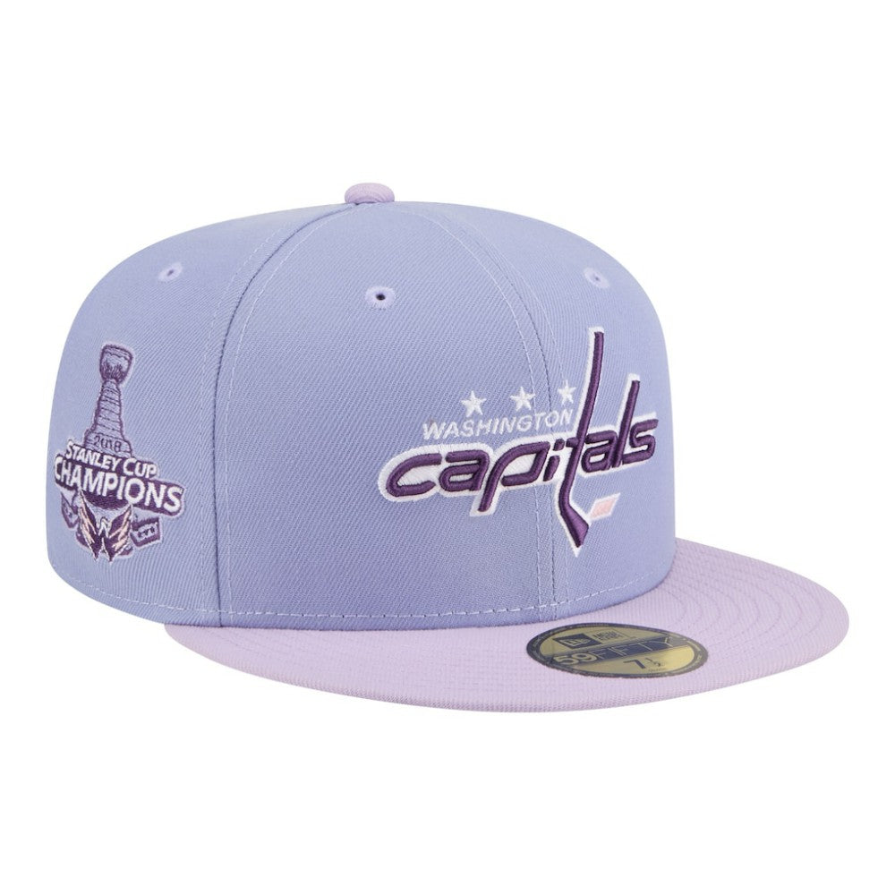 Washington Capitals New Era Lavender Bloom 59FIFTY Fitted Hat Online