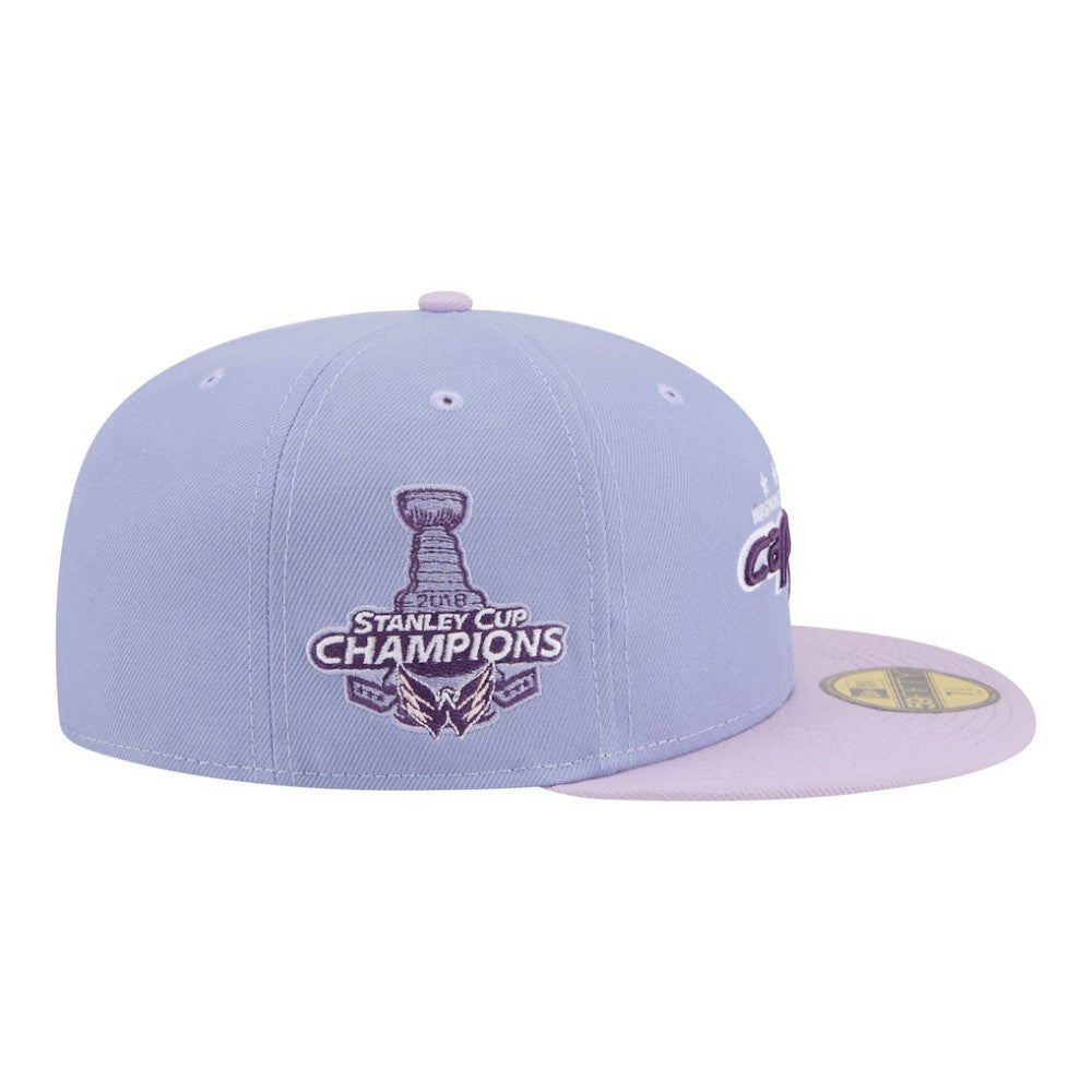 Washington Capitals New Era Lavender Bloom 59FIFTY Fitted Hat Online