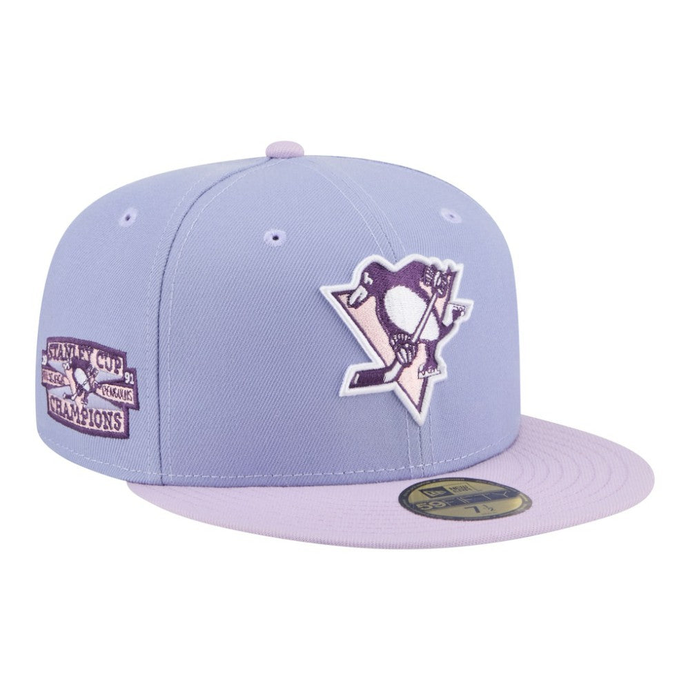 Pittsburgh Penguins New Era Lavender Bloom 59FIFTY Fitted Hat Outlet