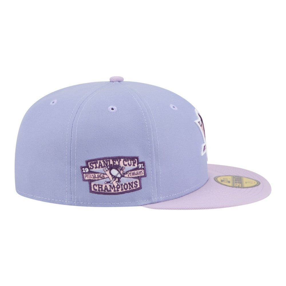 Pittsburgh Penguins New Era Lavender Bloom 59FIFTY Fitted Hat Outlet