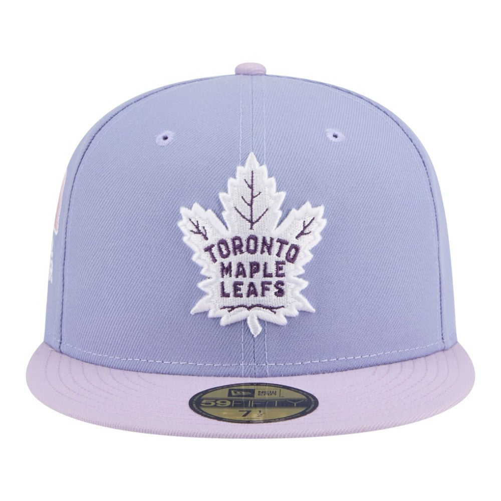 Toronto Maple Leafs New Era Lavender Bloom 59FIFTY Fitted Hat Outlet