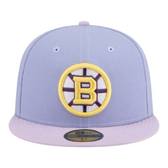Boston Bruins New Era Lavender Bloom 59FIFTY Fitted Hat For Sale