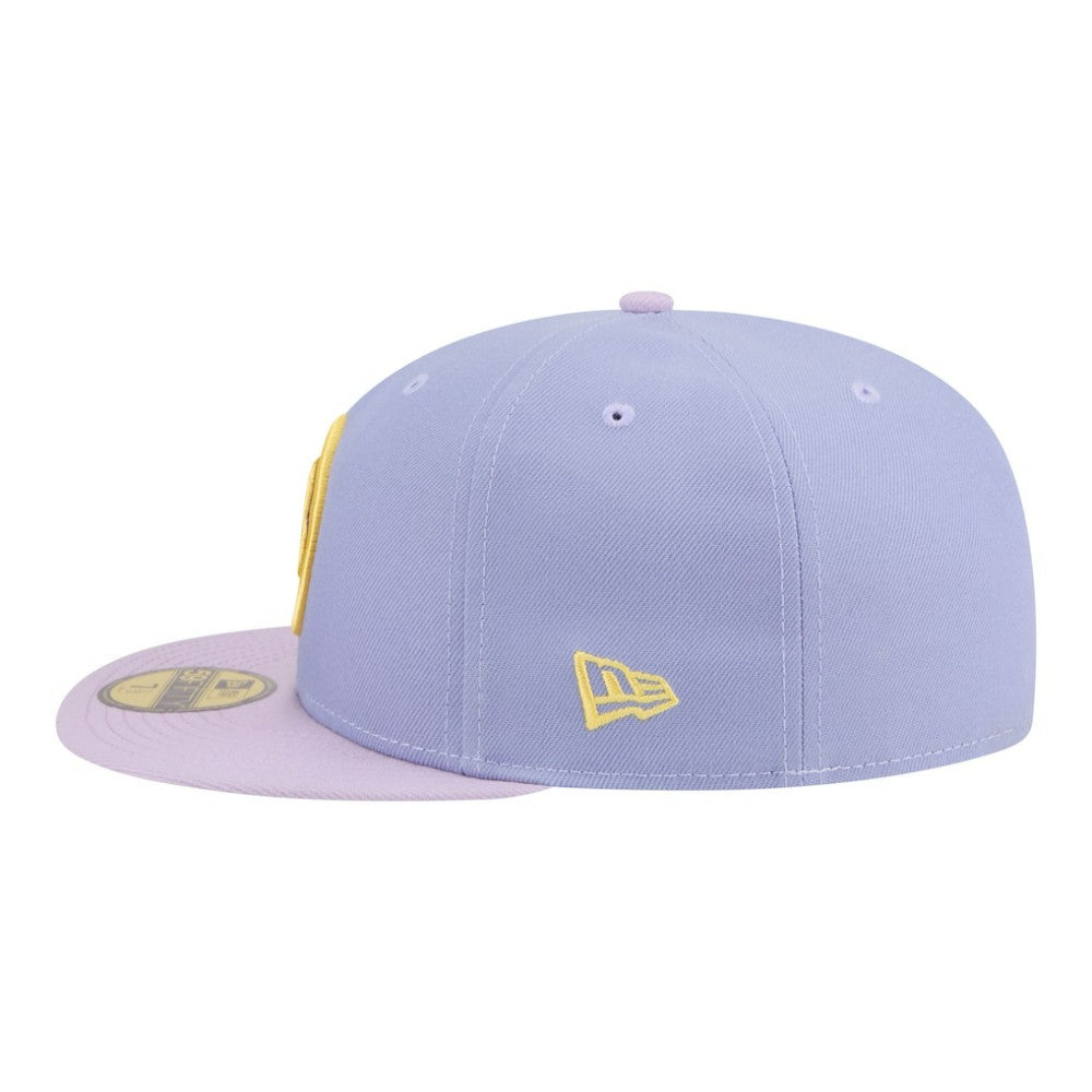 Boston Bruins New Era Lavender Bloom 59FIFTY Fitted Hat For Sale