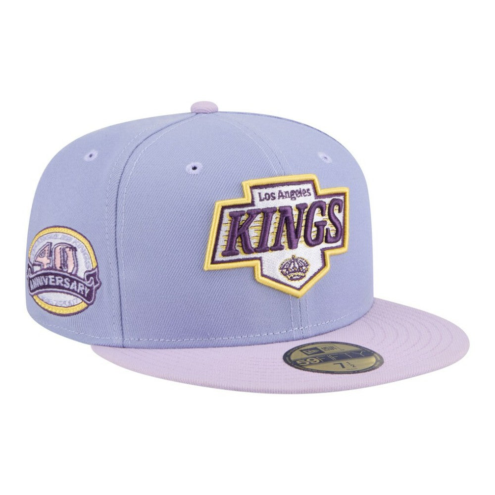 Los Angeles Kings New Era Lavender Bloom 59FIFTY Fitted Hat Sale