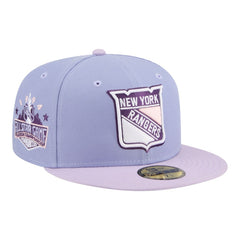 New York Rangers New Era Lavender Bloom 59FIFTY Fitted Hat Outlet