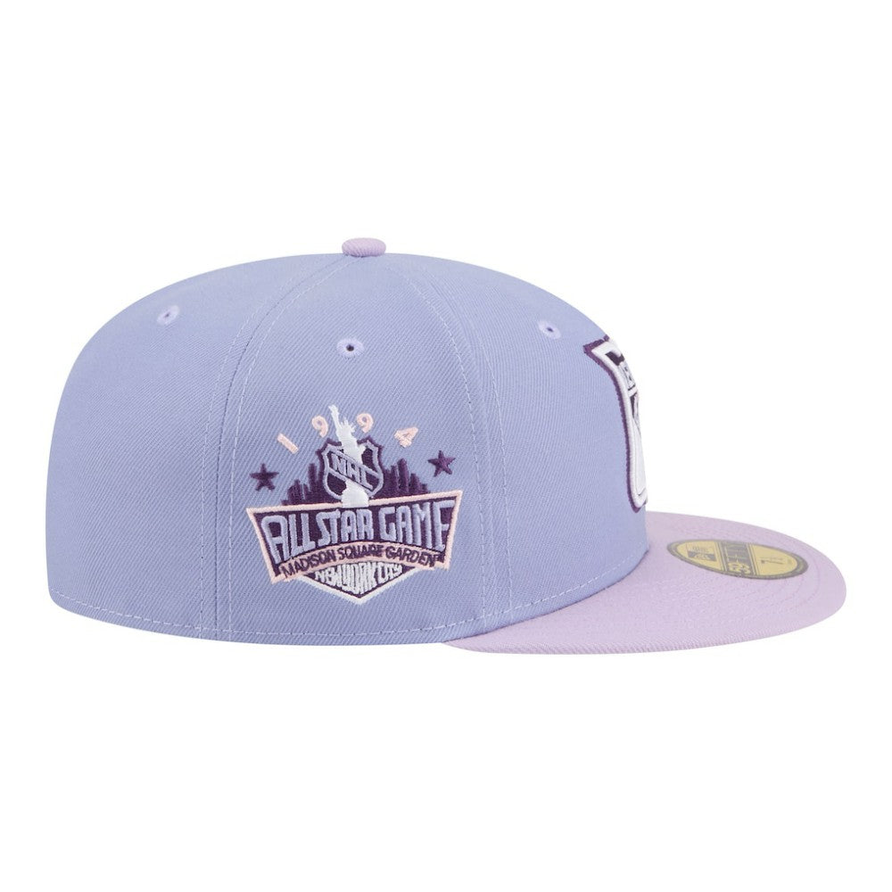 New York Rangers New Era Lavender Bloom 59FIFTY Fitted Hat Outlet