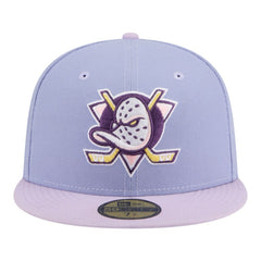 Anaheim Ducks New Era Lavender Bloom 59FIFTY Fitted Hat For Sale
