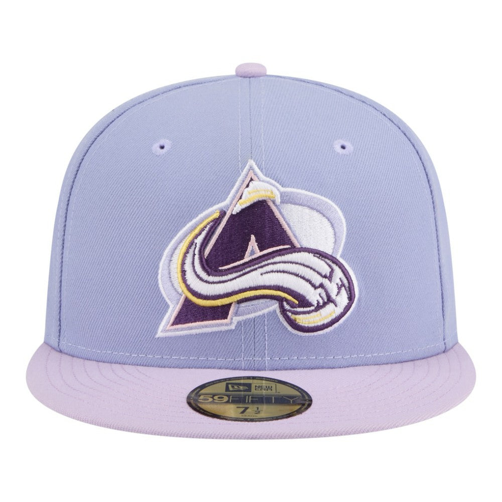 Colorado Avalanche New Era Lavender Bloom 59FIFTY Fitted Hat On Sale
