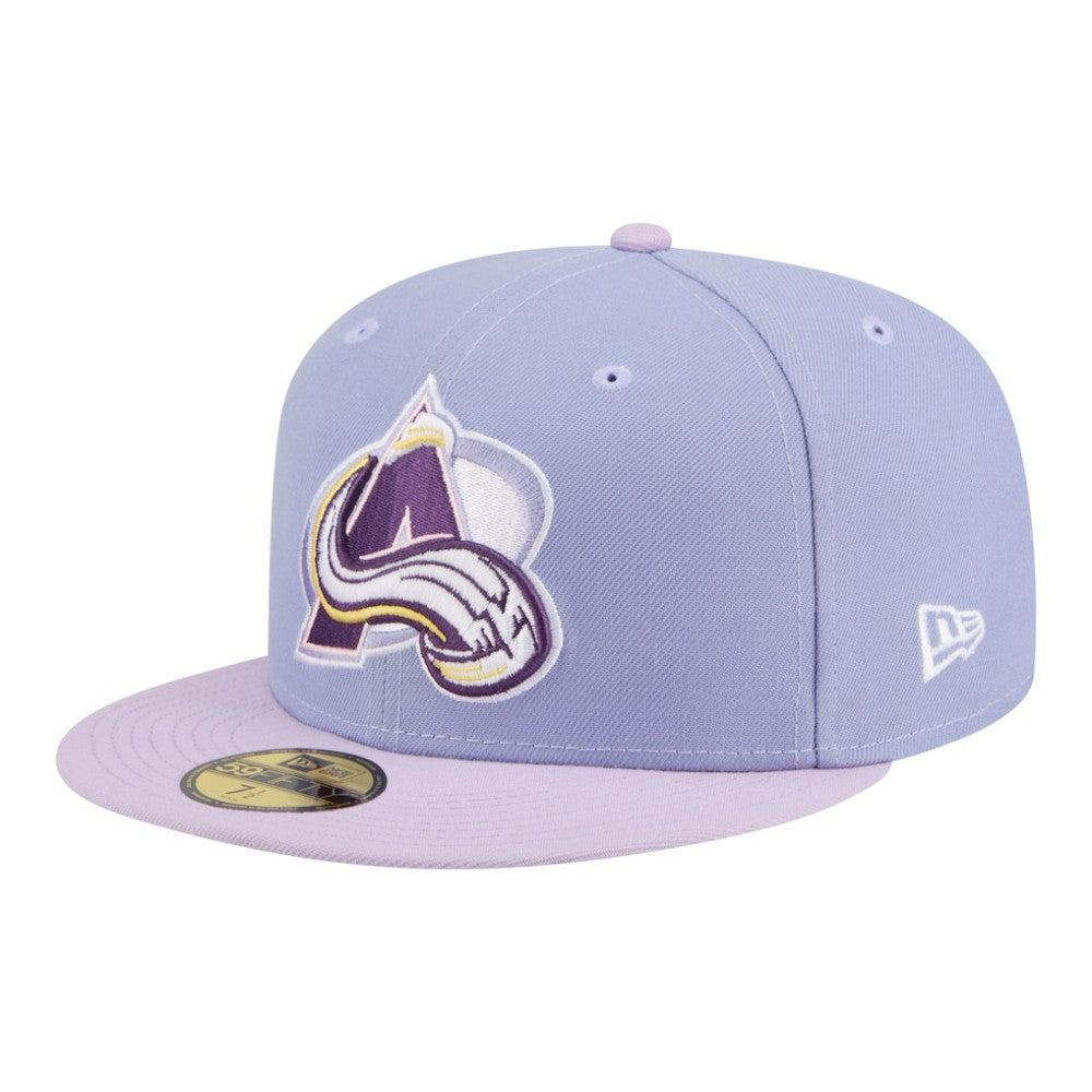 Colorado Avalanche New Era Lavender Bloom 59FIFTY Fitted Hat On Sale