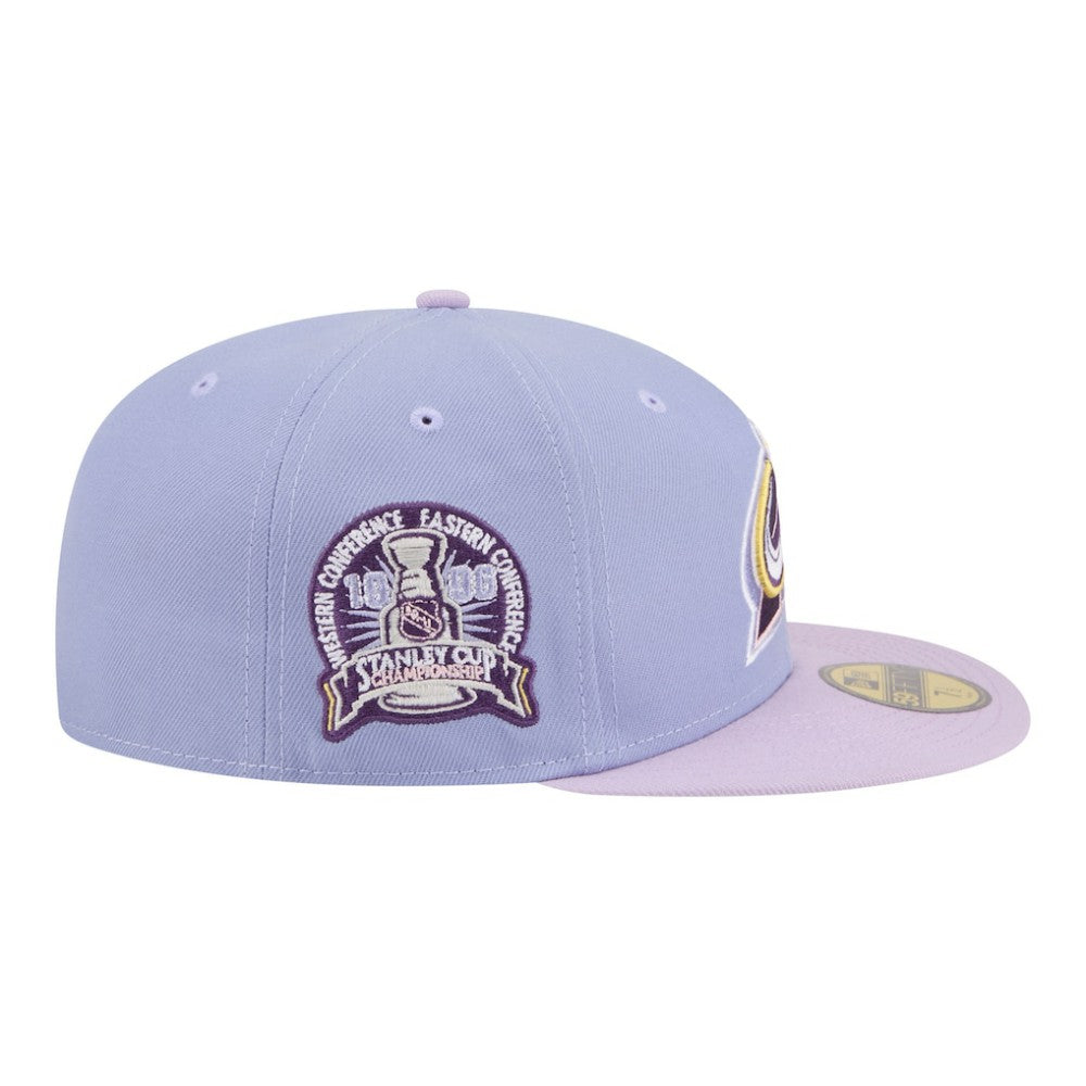 Colorado Avalanche New Era Lavender Bloom 59FIFTY Fitted Hat On Sale