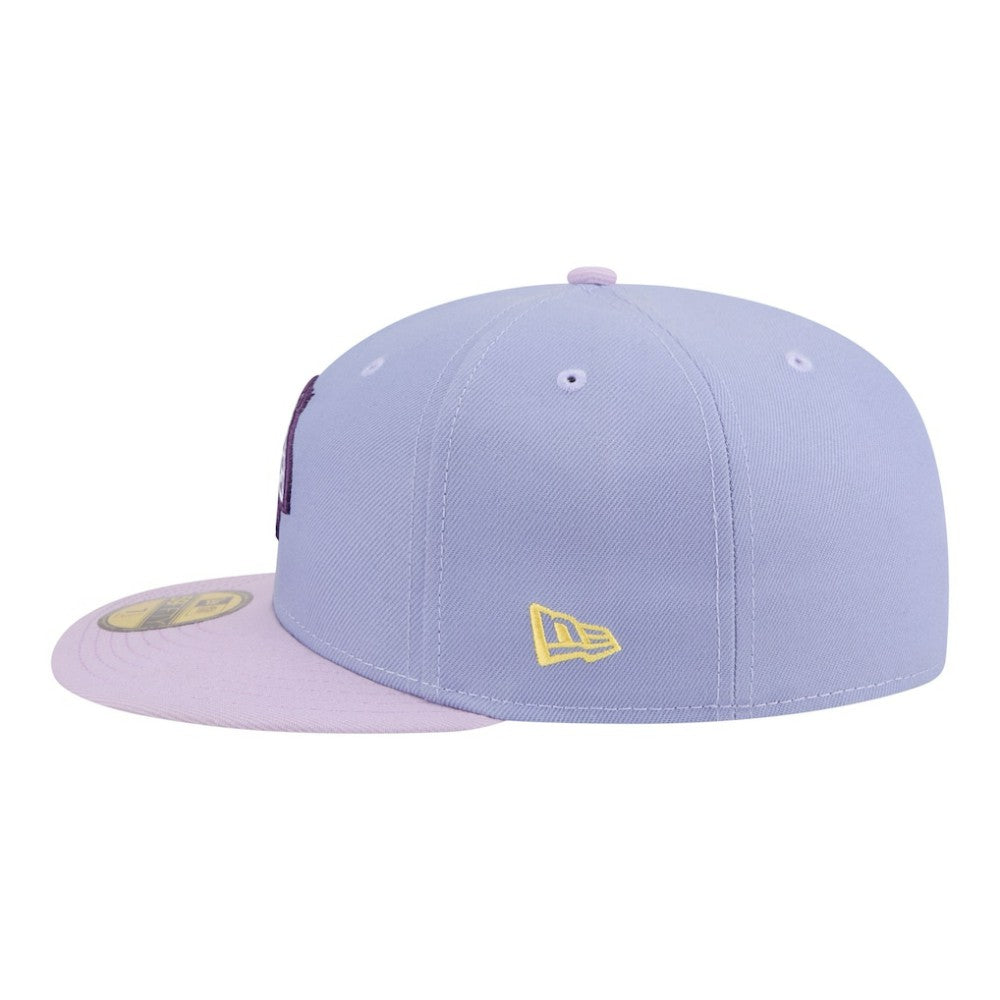 Chicago Blackhawks New Era Lavender Bloom 59FIFTY Fitted Hat Outlet